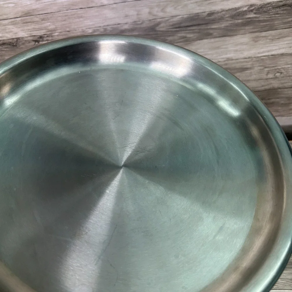 Kitchen Craft West Bend Wok Stainless Skillet Fry Pan Sauté Pot Lid